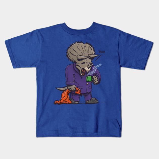 The Sleepysaurus Kids T-Shirt by nickv47